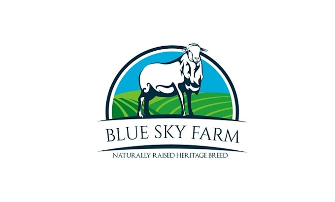 design eye catching free range organic farm logo