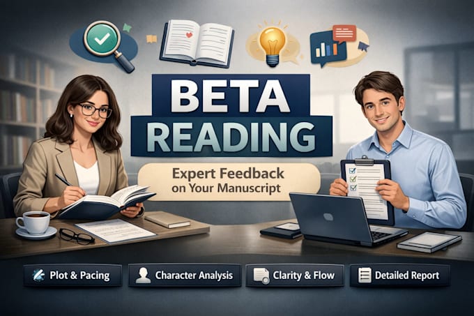 complete beta reading with clear and detailed feedback