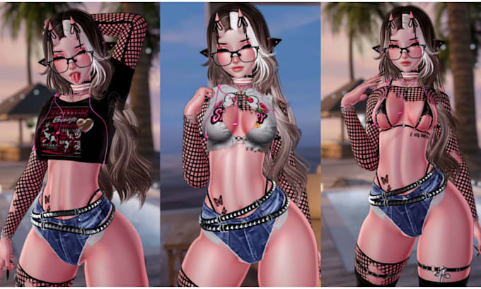 create vrchat avatar, nsfw avatar, vtuber, vrchat world for streaming and game