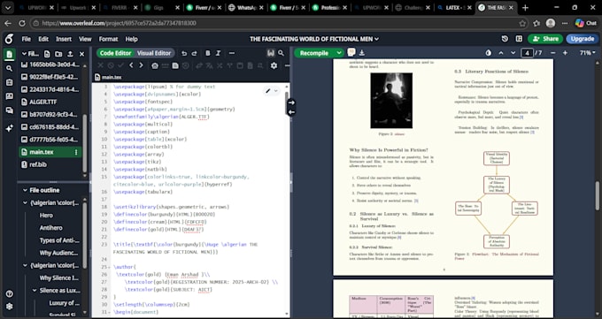 typeset and format your professional latex documents