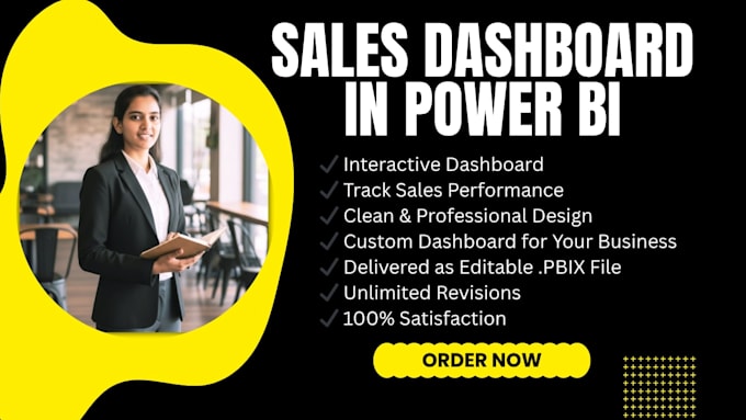 build a sales dashboard in power bi