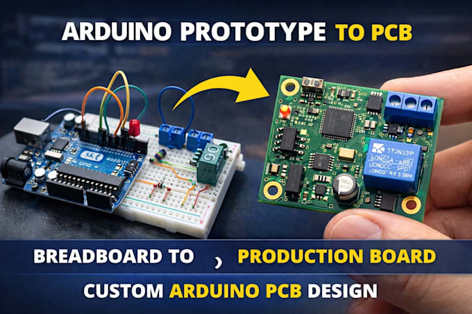 convert your arduino project into a professional pcb design