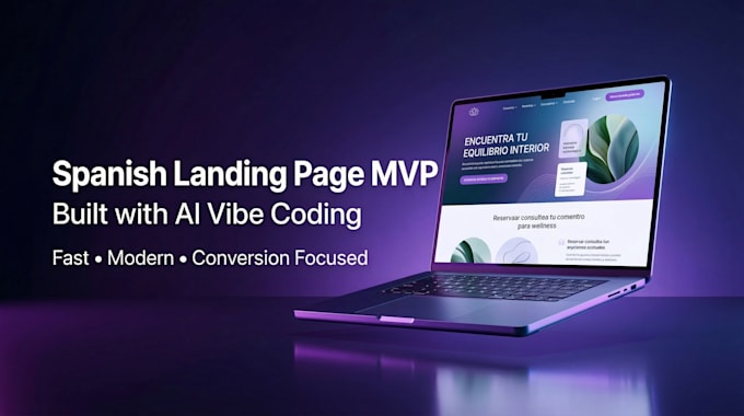 build your spanish landing page mvp with ai vibe coding