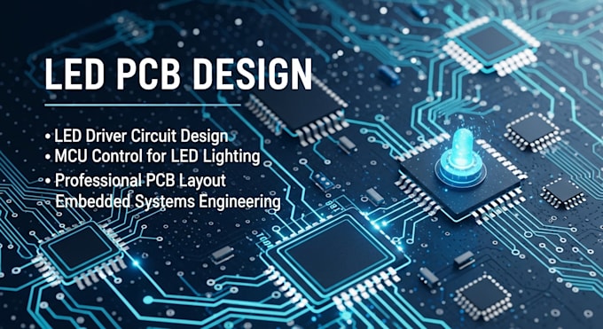 professional led pcb design, led driver circuit and mcu control for led lighting