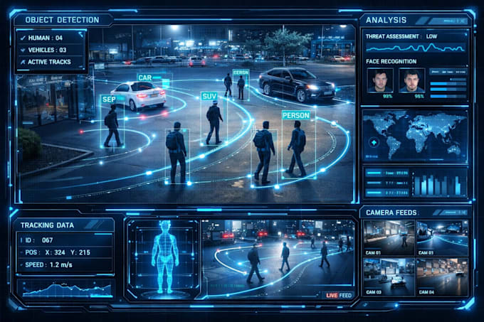 develop ai computer vision object detection and tracking system