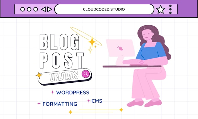 upload and format blog posts on your cms website
