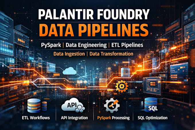 build palantir foundry data pipelines using pyspark
