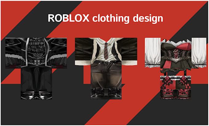 design custom roblox shirt, pants or full outfit