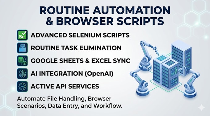 build advanced browser automation scripts and routine tasks with ai