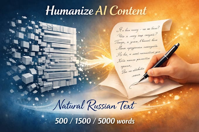 rewrite and humanize your ai generated russian content