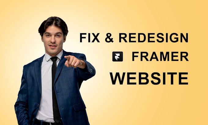 redesign, update or fix framer websites as a framer expert