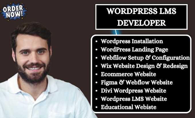build custom wordpress website, webflow website, figma to webflow, wix website
