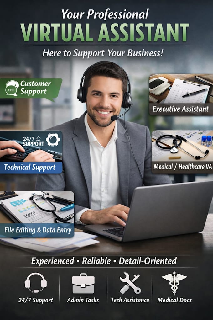virtual assistant for customer technical and executive support