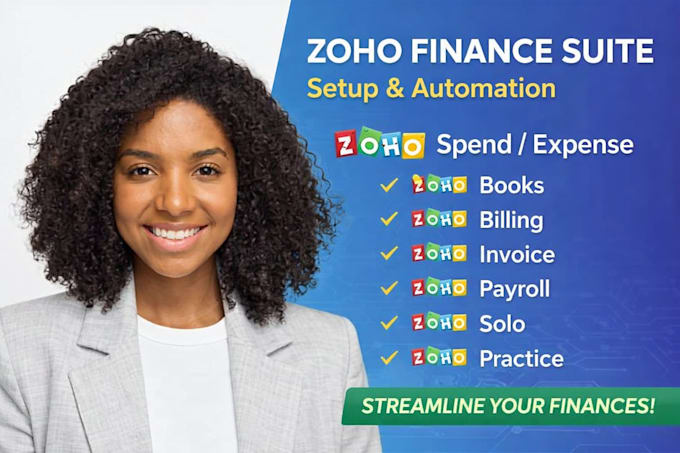 do zoho spend, lens, billing, payroll, solo, invoice, books, expense, practice