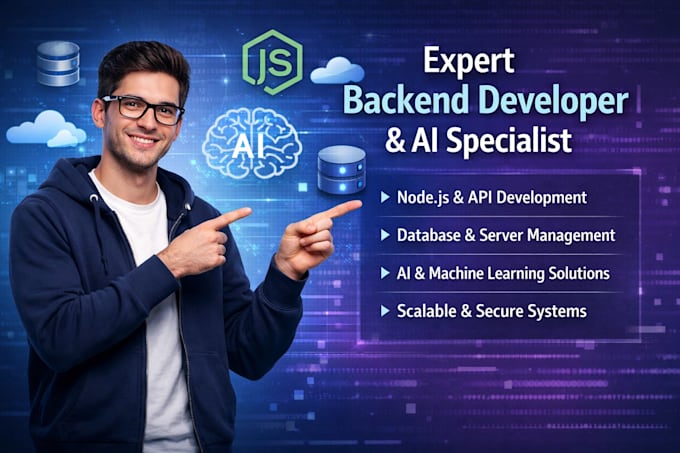 experienced backend senior software engineer node js ai expert