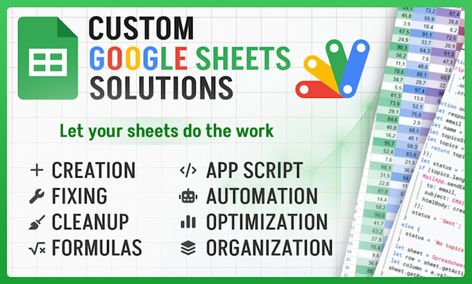 build structured google sheets systems with automation