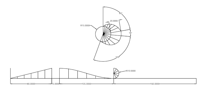 create 2d model for mechanical components, technical drawings and logo design