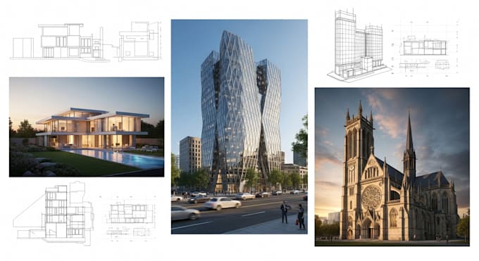 Design a professional 3d architectural models and realistic building ...