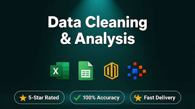 clean and visualise your data using excel or power bi