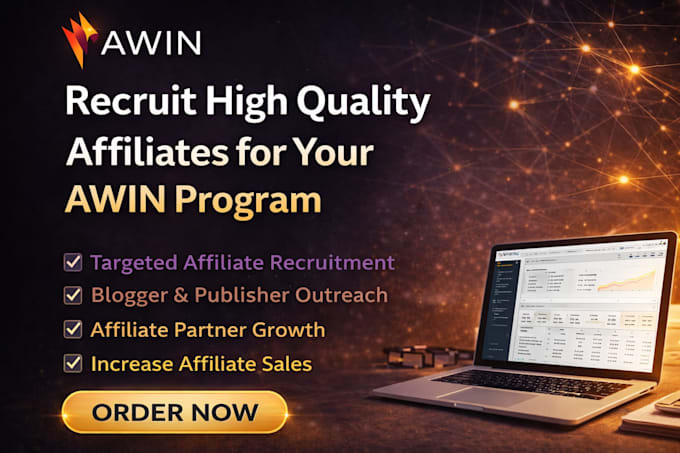 recruit high quality affiliates for your awin program