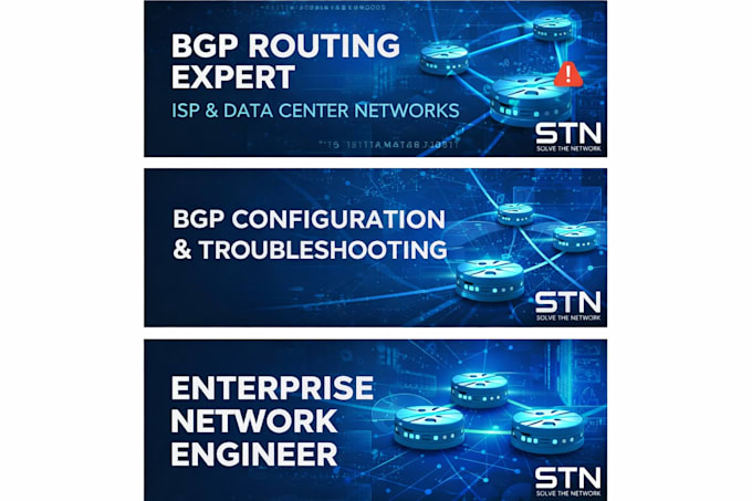 configure bgp routing for isp or data center network