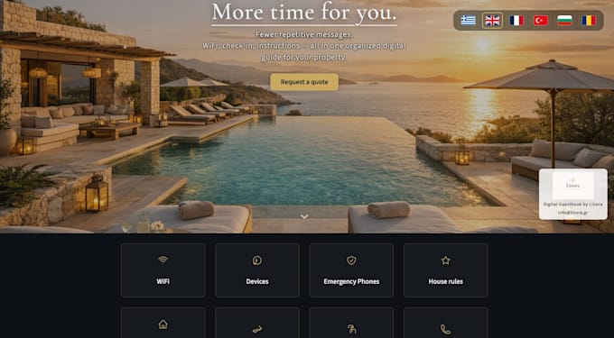 create a digital guest guide for vacation rental hosts