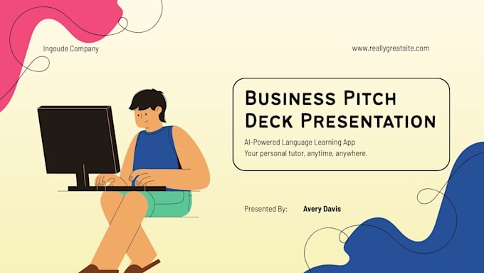 create tutoring startup pitch deck homeschool platform deck test prep app deck