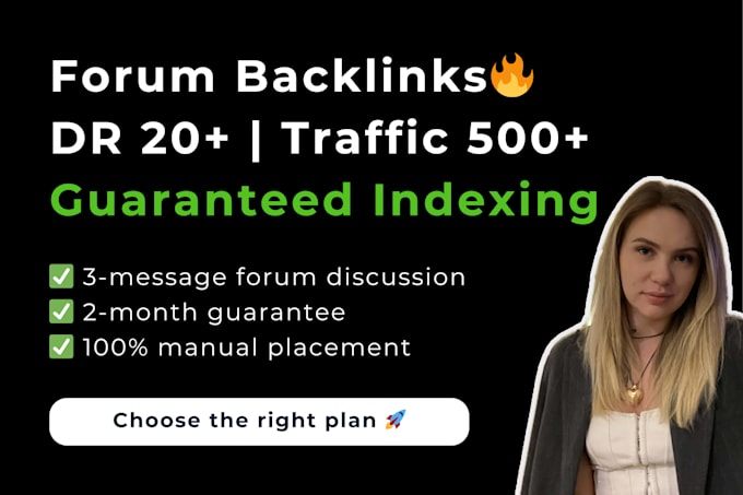 build safe backlinks on top US and eu forums