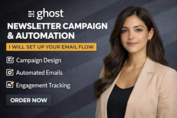 design ghost newsletter campaign ghost email design ghost email automation setup