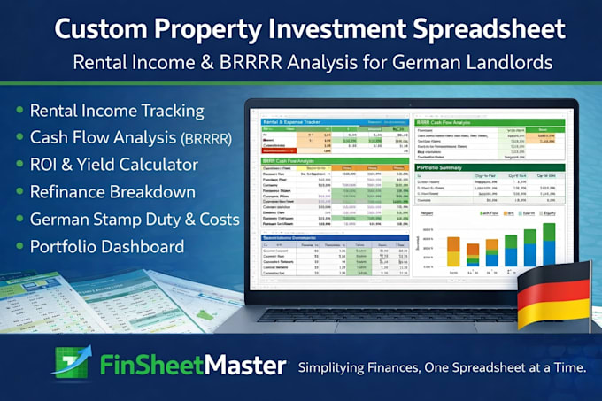 create landlord rental income brr property analysis spreadsheet