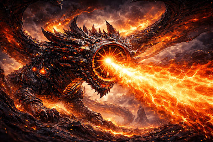 create cinematic fantasy or sci fi artwork for your project