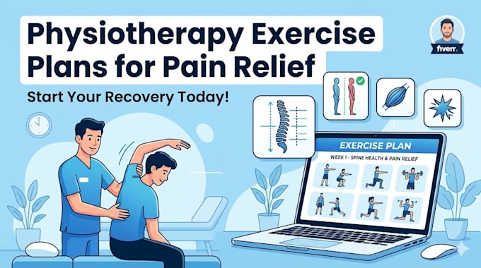 create physiotherapy exercise plan for pain relief
