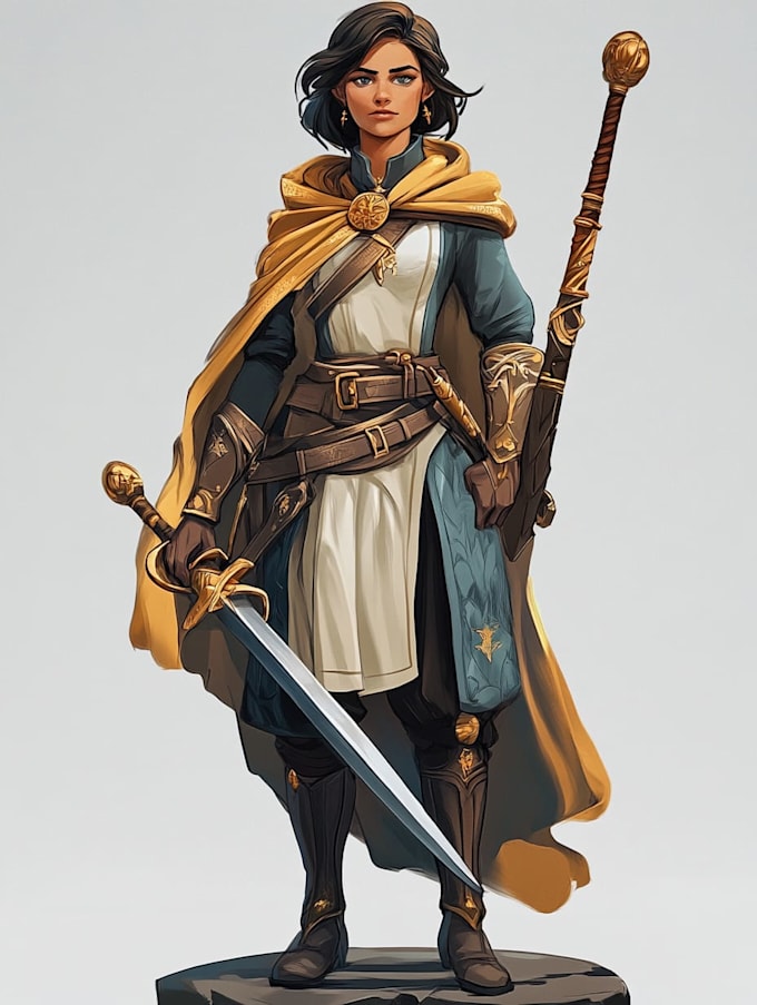 draw your rpg game character design