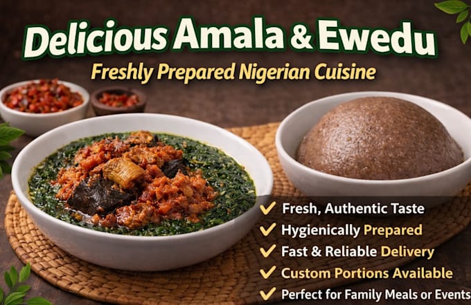 cook delicious amala and ewedu