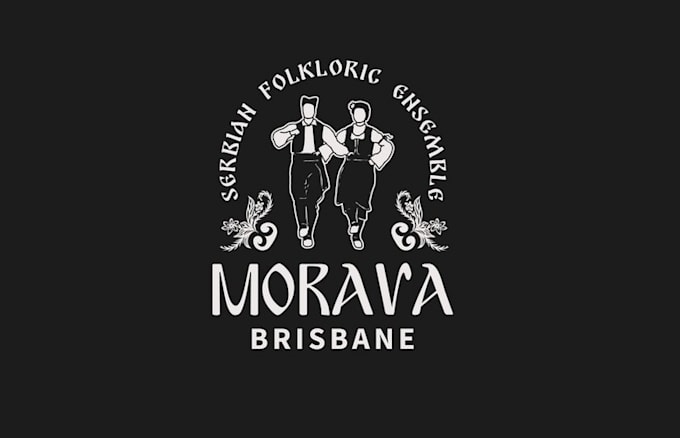design balkan dancing group logo