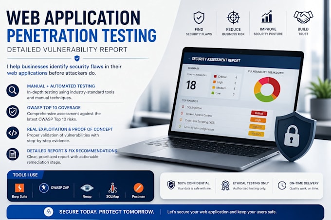web application penetration testing detailed vulnerability report