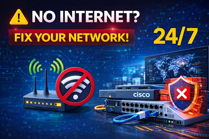 fix network, router, dns, and wifi internet connectivity issues