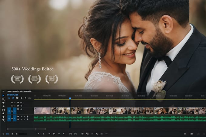 create a cinematic wedding highlight