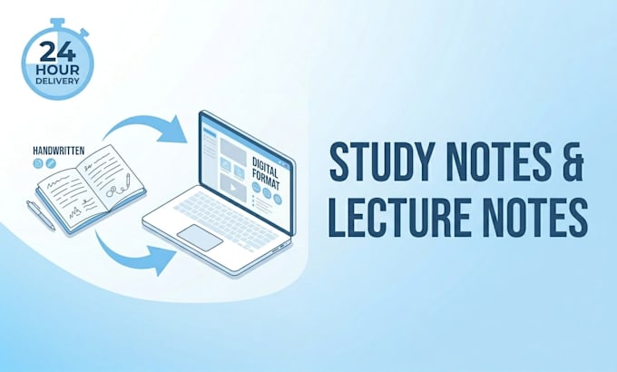 create lecture notes, study notes and convert handwritten notes
