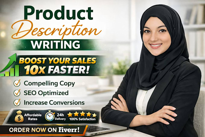 professional writing product descriptions
