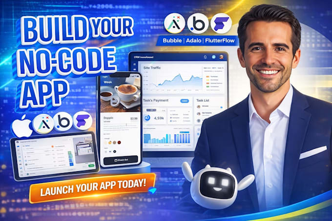 do no code app using adalo bubble io developer mvp flutterflow bubble adalo soft