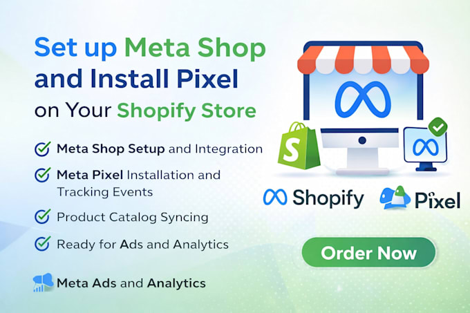 setup facebook shop connect fb meta pixel with shopify website