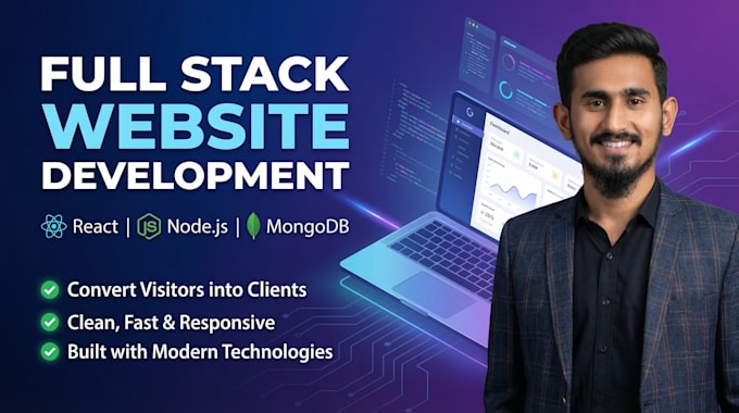 Build a custom full stack website using react and node js by Hassnain ...
