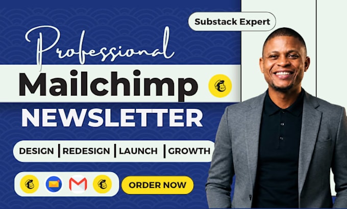 do mailchimp email marketing campaign, manage substack design email newsletter