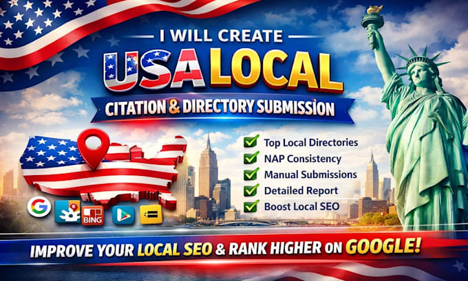 create USA local citation and directory submission