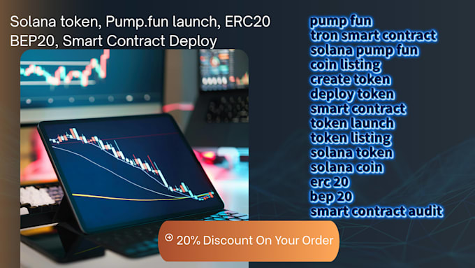 create solana token pump fun smart contract erc20 bep20 token launch