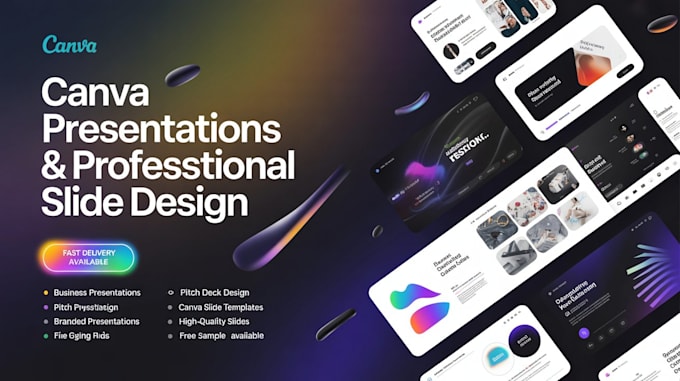 redesign powerpoint presentation, business presentation and canva presentation