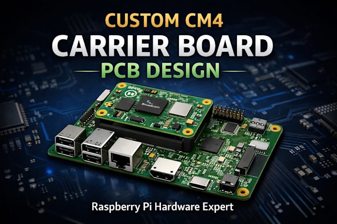 design raspberry pi compute module cm4 carrier board pcb and embedded hardware