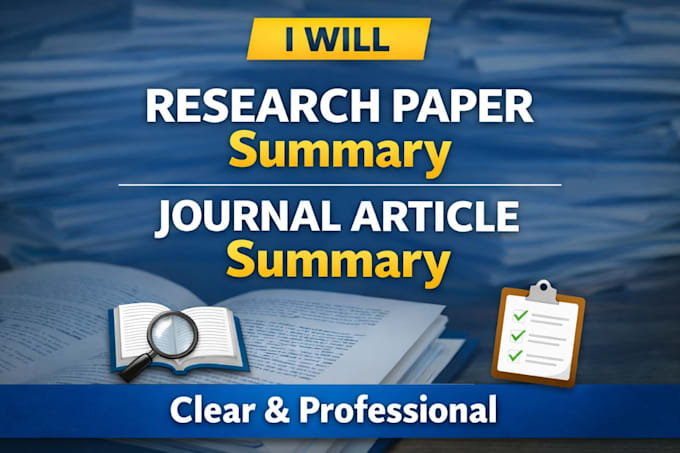 research and summarize academic papers and journal articles