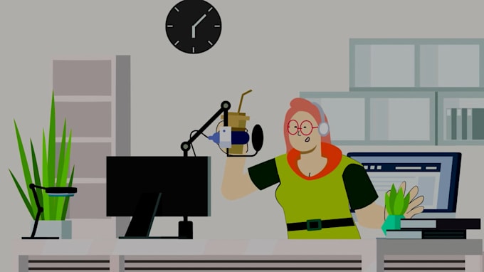 create a custom 2d animated explainer video